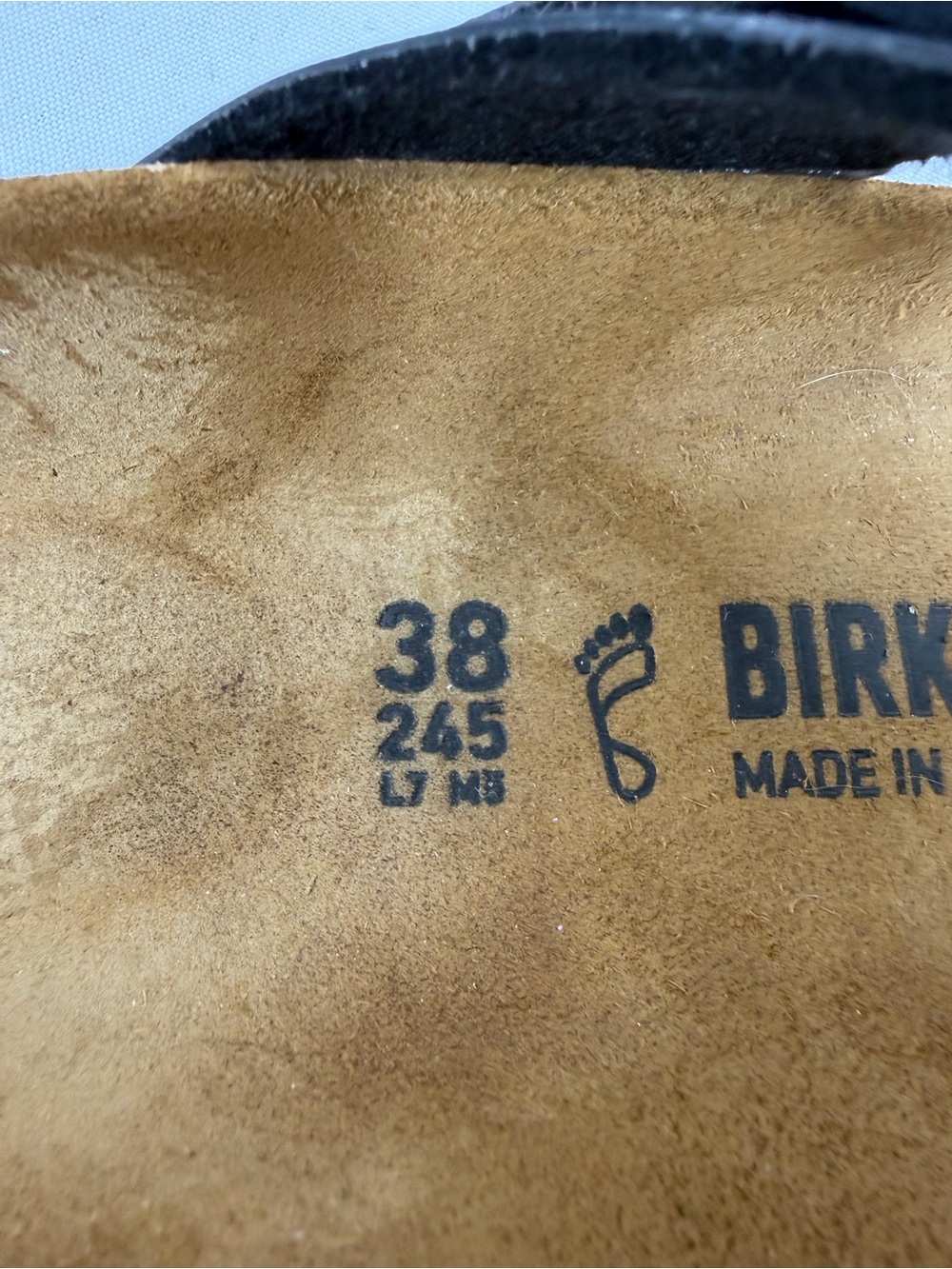 Birkenstock Women’s size 38 / 7 Gizeh Black Thong Sandals - Picture 6 of 13
